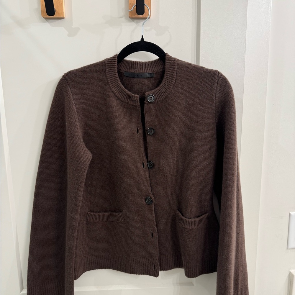 Jenni Kayne Brown Cardigan Sweater